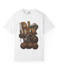 DJ Luck Vintage Dice Graphic T-Shirt