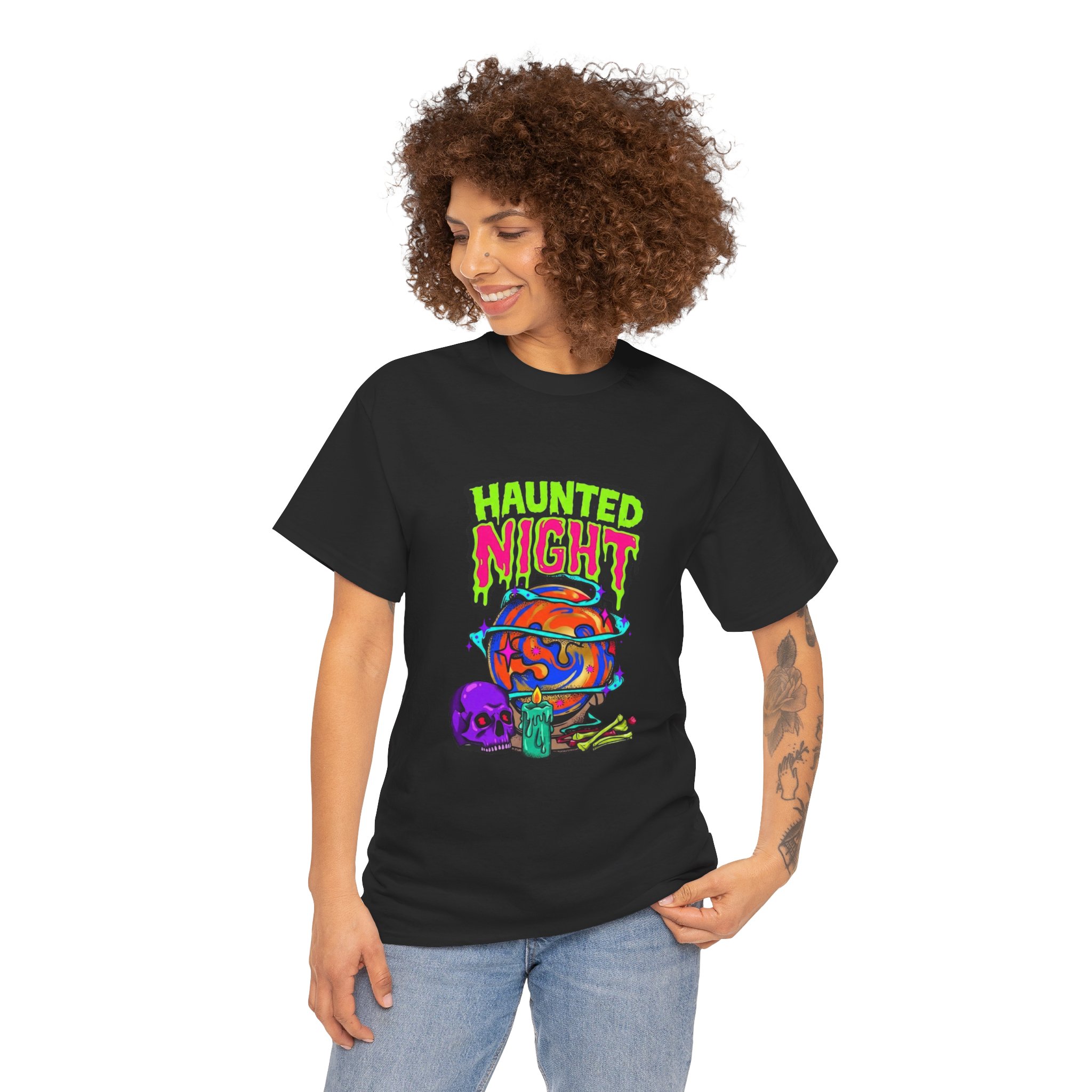 Haunted Night Halloween T‑Shirt - Ảnh 16