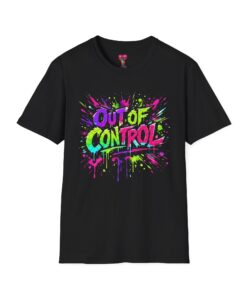 Out of Control Paint Splatter T-Shirt