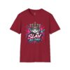 "Slay All Day" Crowned Cat Graphic Tee