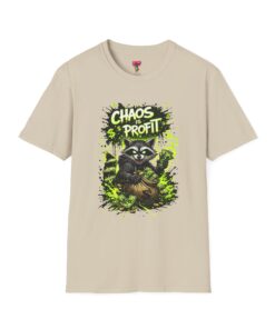 Chaos Is Profit Raccoon T-Shirt