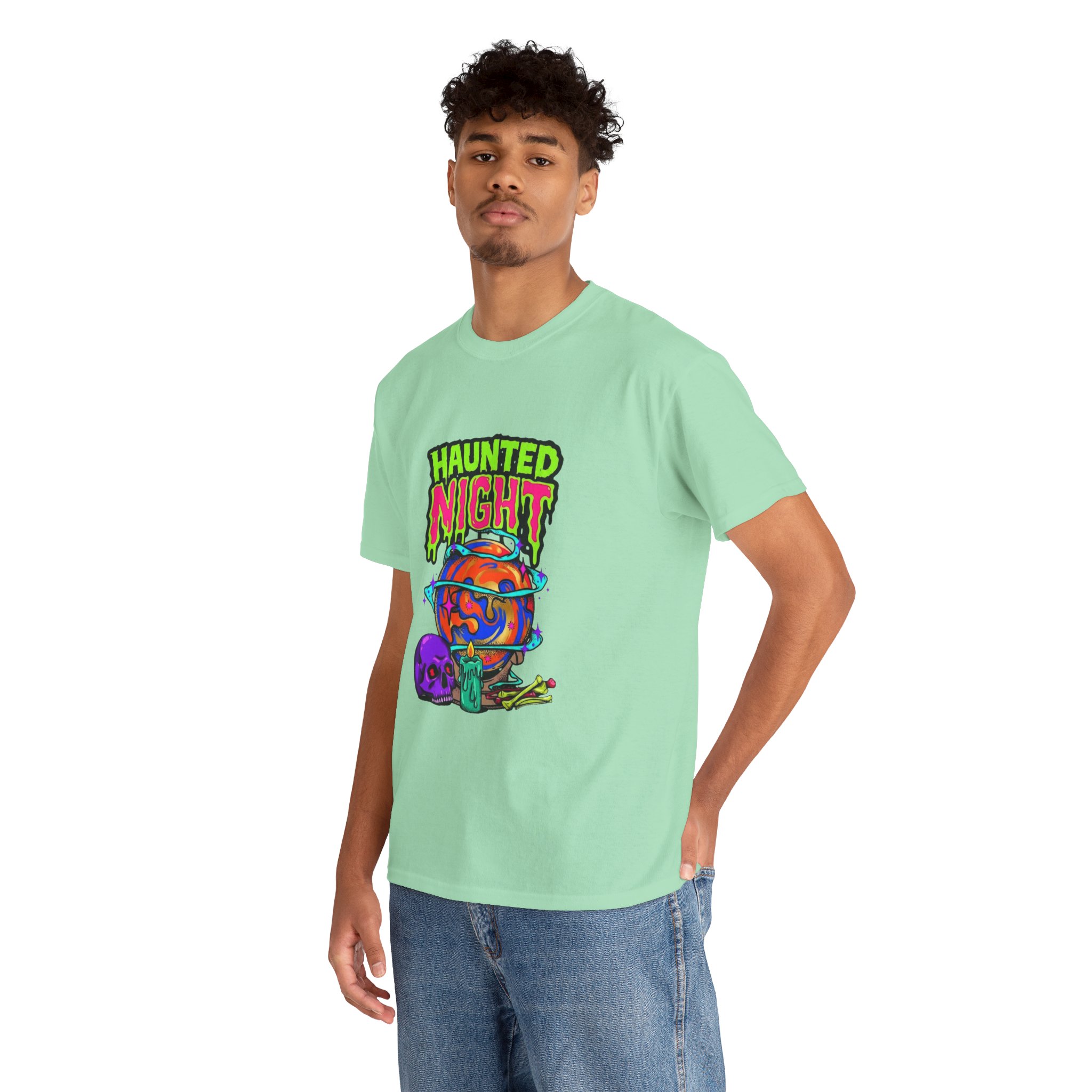 Haunted Night Halloween T‑Shirt - Ảnh 48