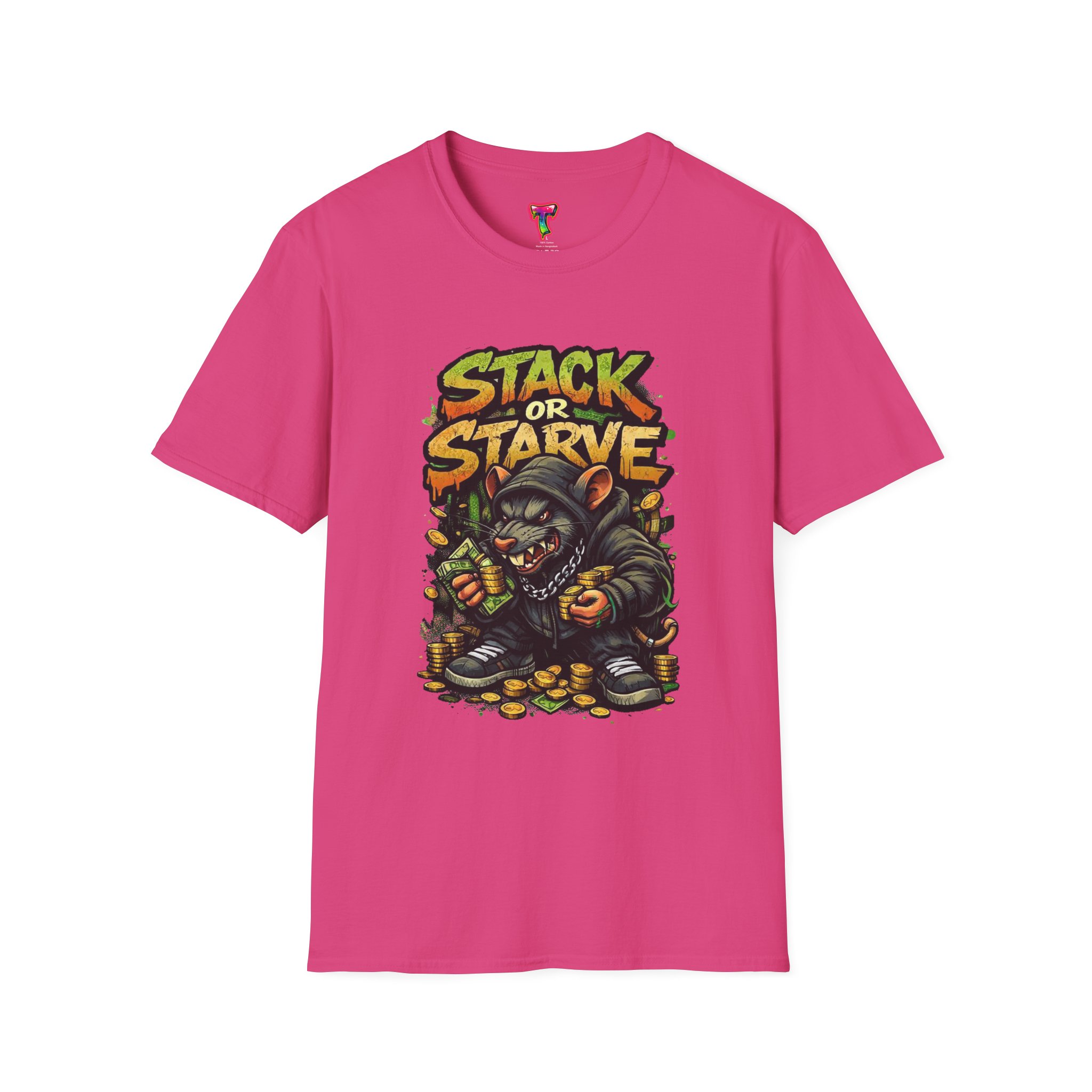 Stack or Starve Crypto Graphic T-Shirt - Ảnh 45