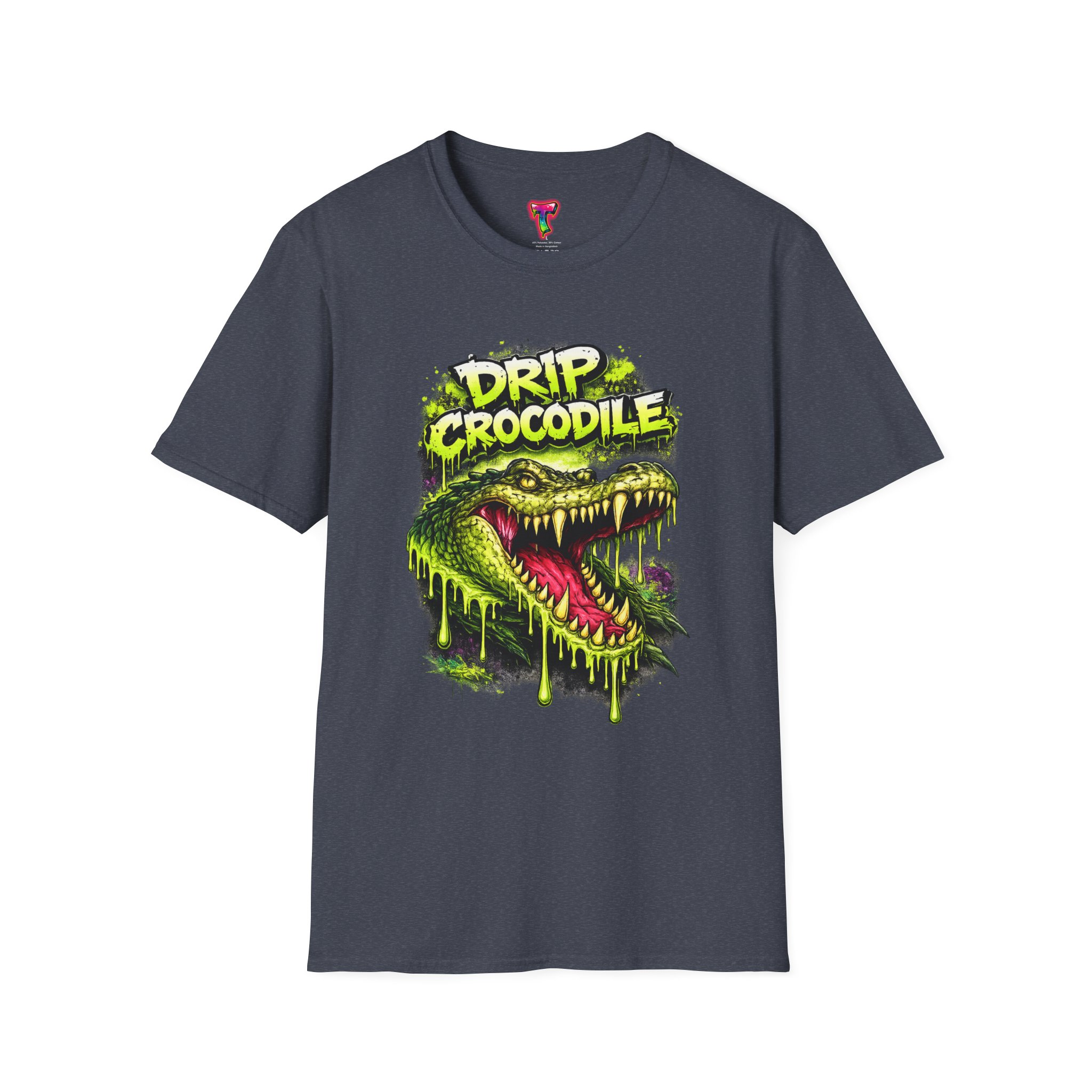 Drip Crocodile Graphic T-Shirt - Ảnh 13