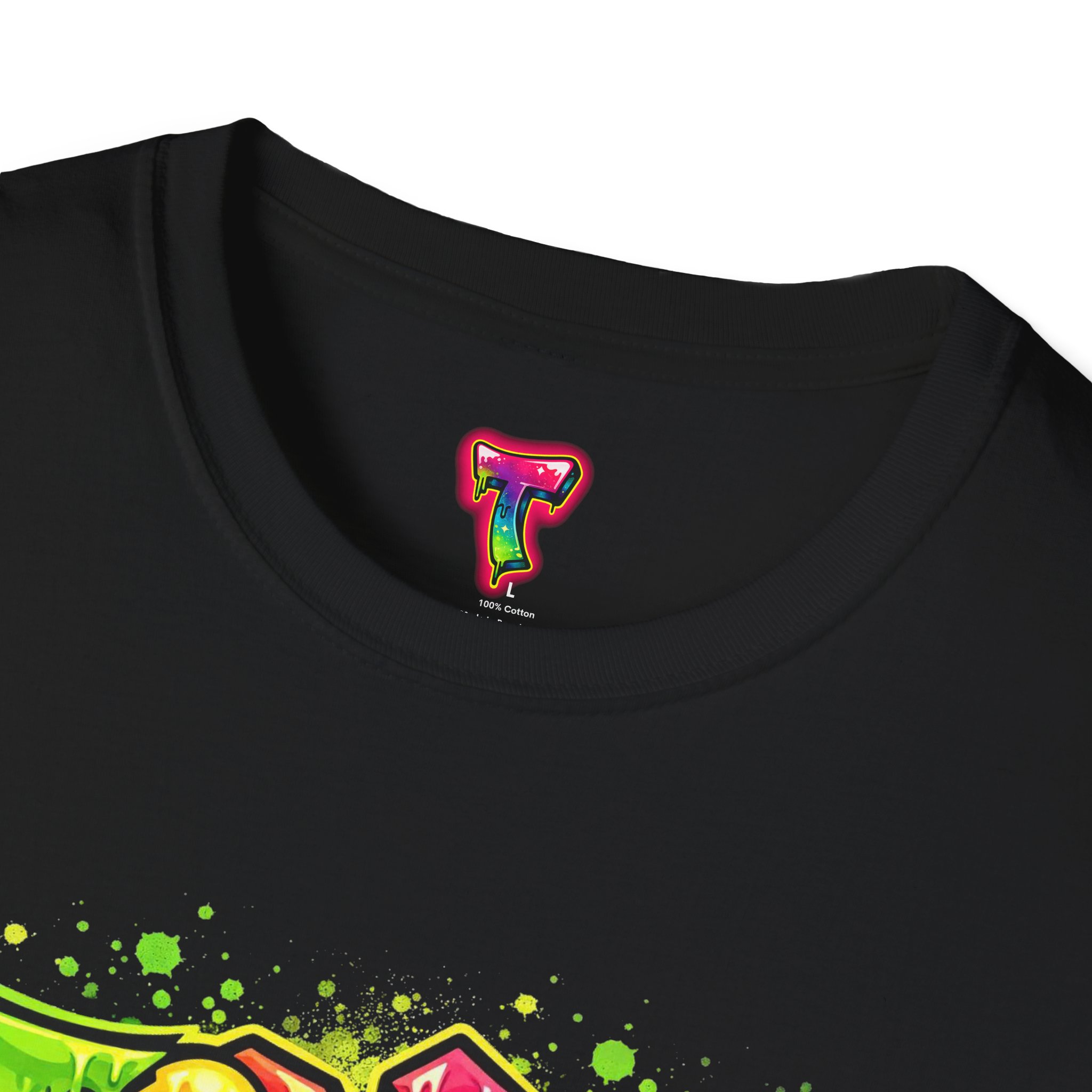 'TOXIC' Neon Graffiti Drip Streetwear Tee - Ảnh 7