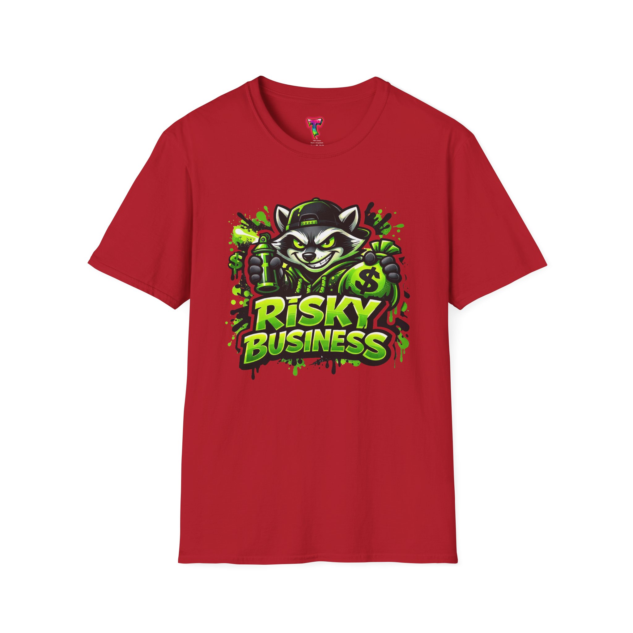 Risky Business Raccoon T-Shirt