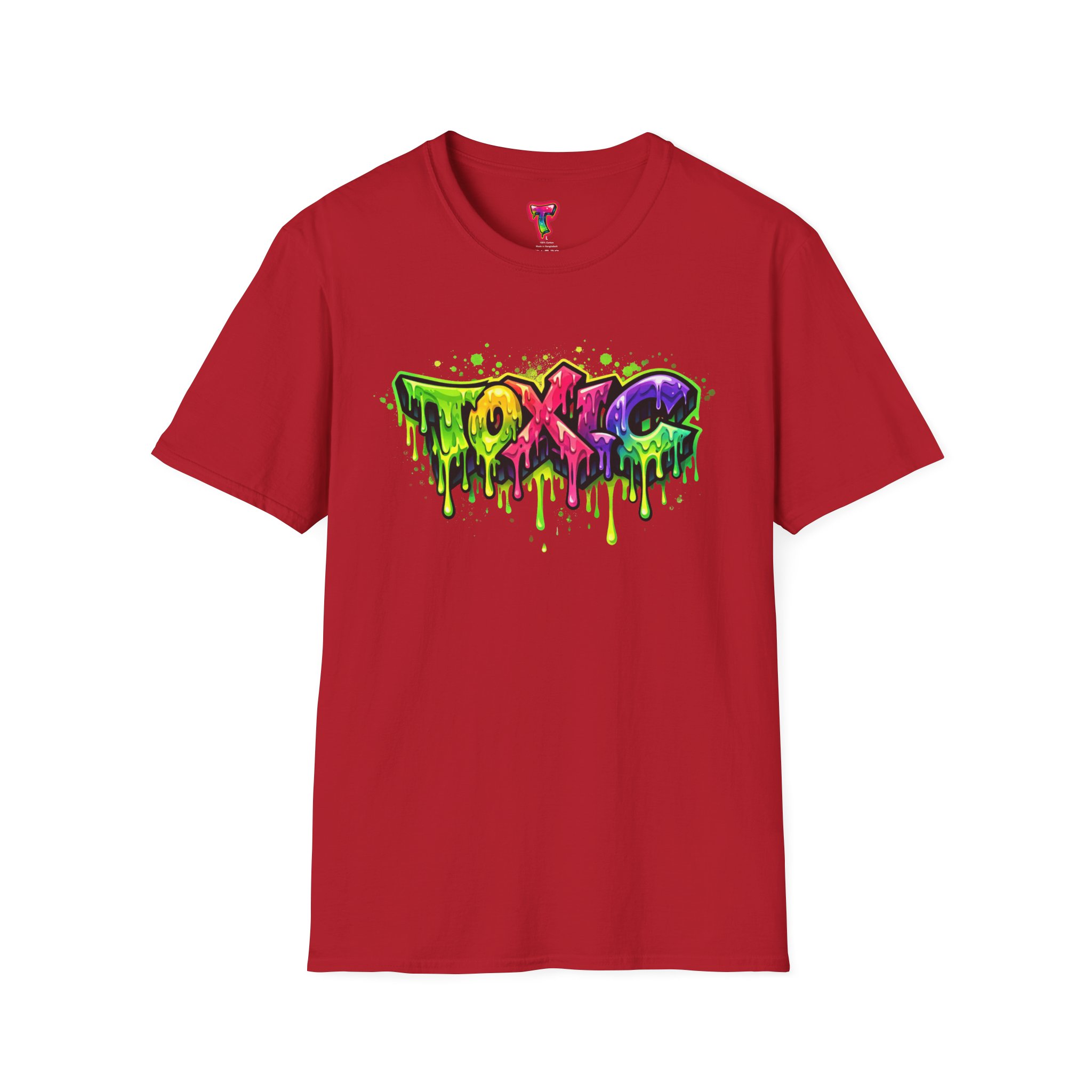 'TOXIC' Neon Graffiti Drip Streetwear Tee - Ảnh 49