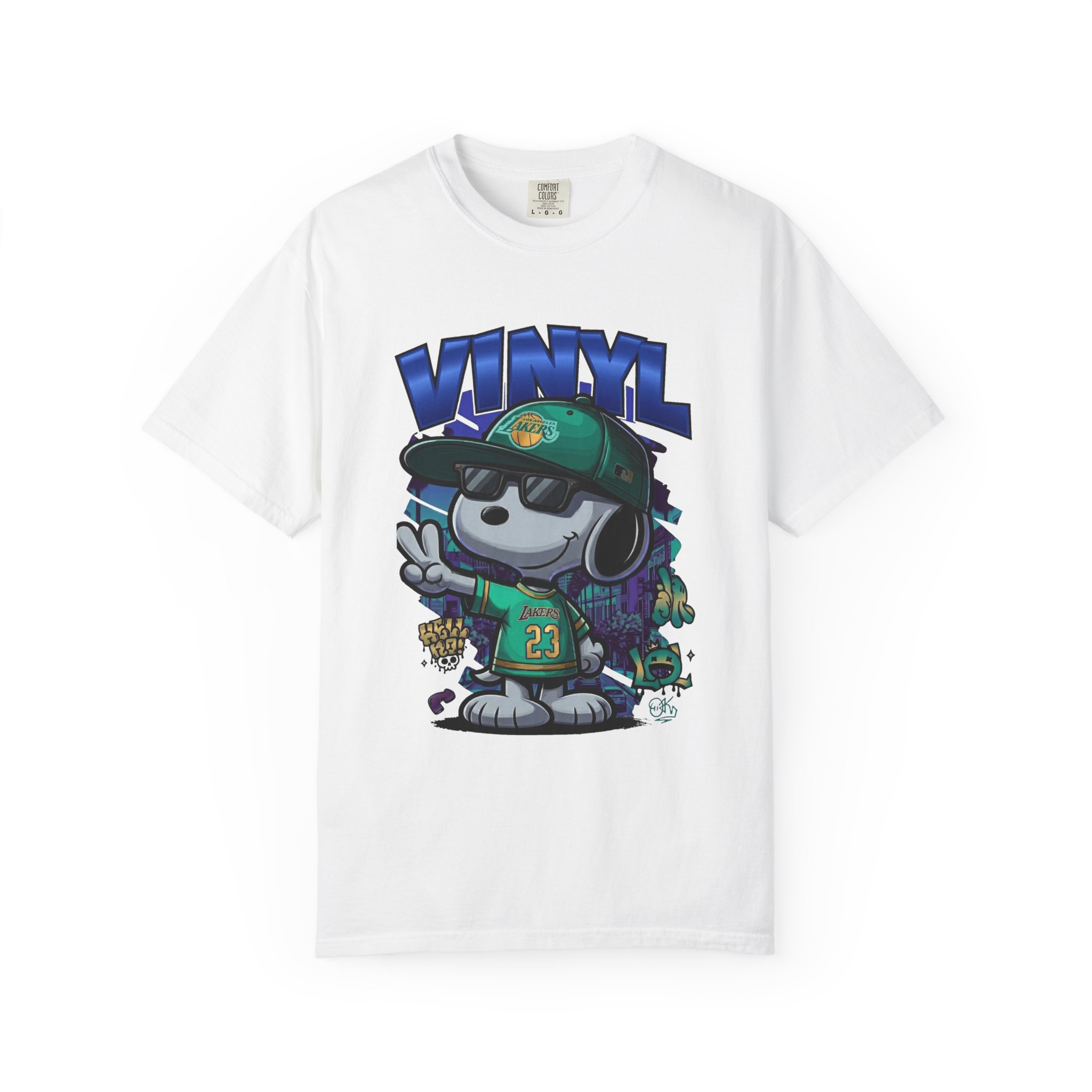 Vinyl Dog Graphic T-Shirt