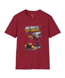 No Rules Just Hoops Basketball T-Shirt