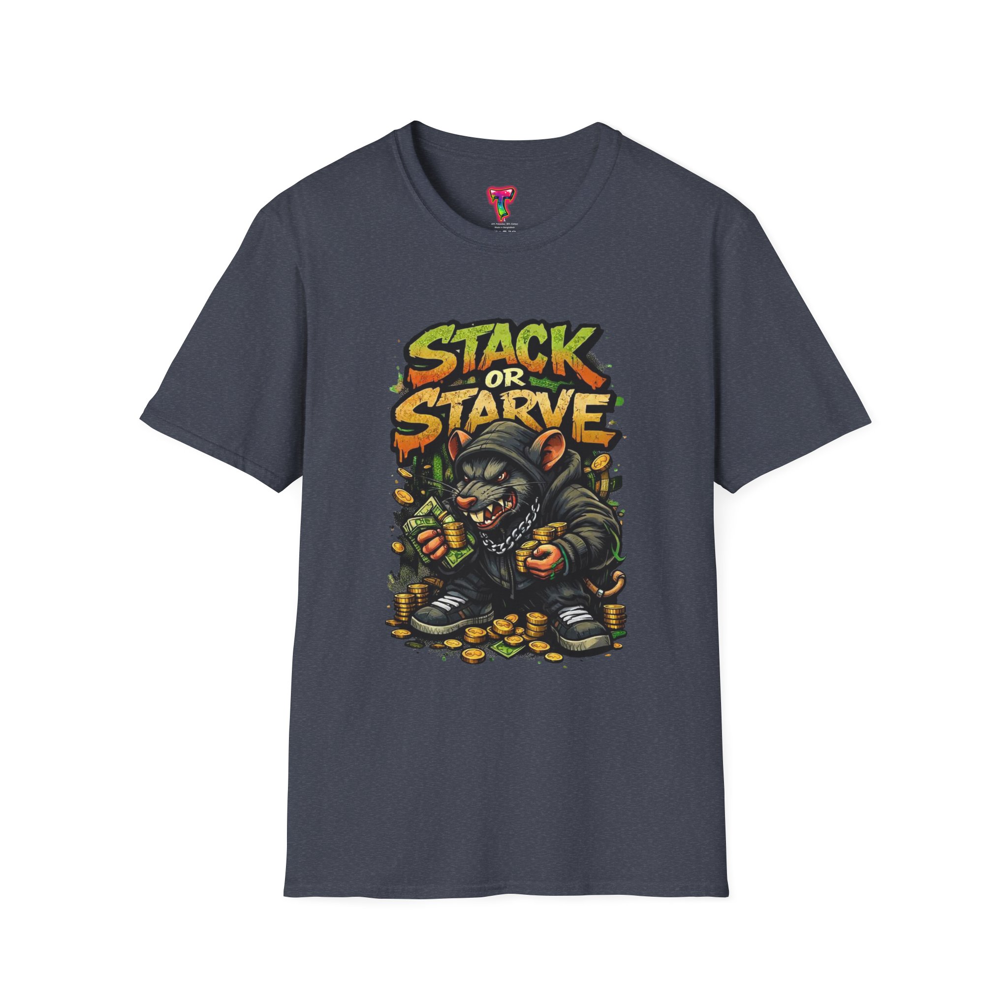 Stack or Starve Crypto Graphic T-Shirt - Ảnh 41