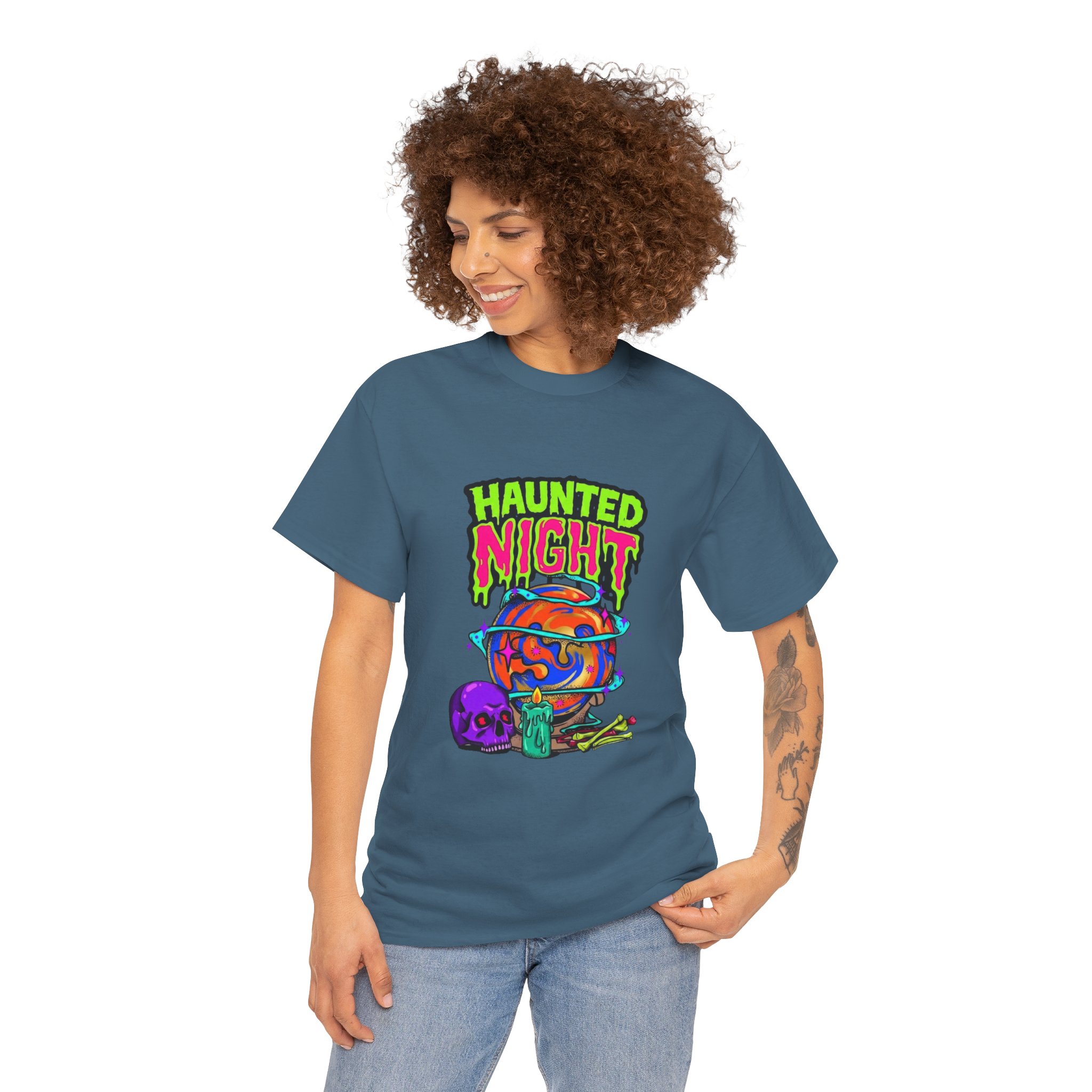 Haunted Night Halloween T‑Shirt - Ảnh 64