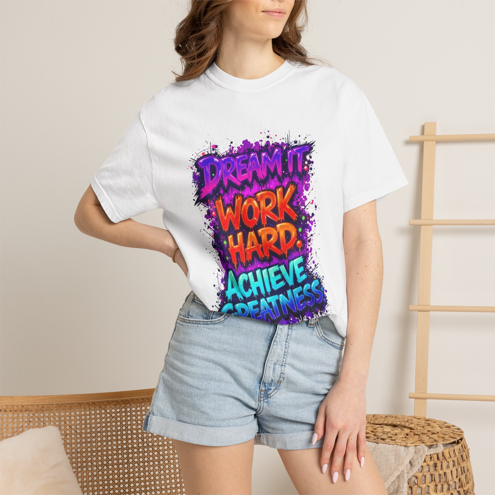 Motivational Graffiti T-Shirt - Ảnh 4