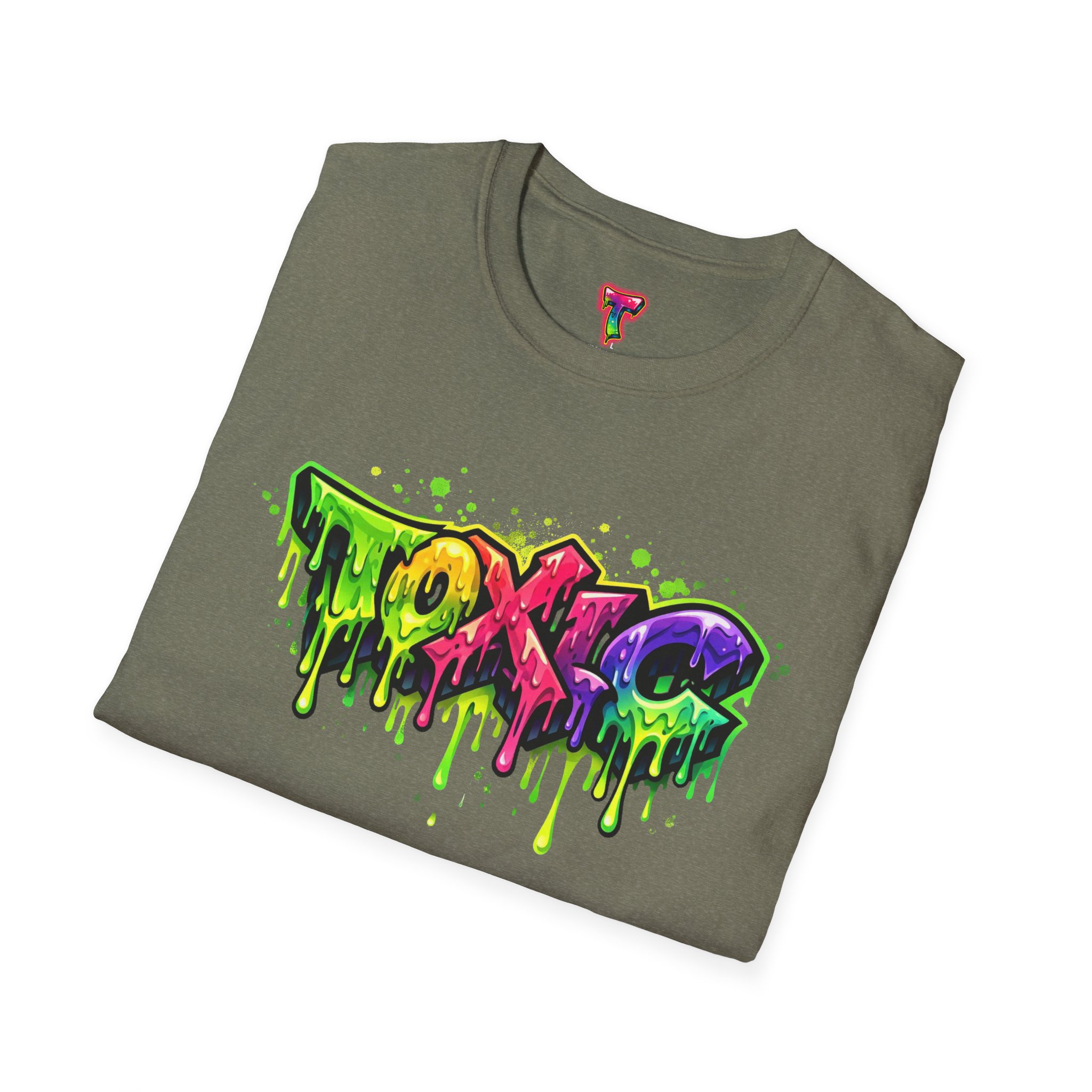 'TOXIC' Neon Graffiti Drip Streetwear Tee - Ảnh 20