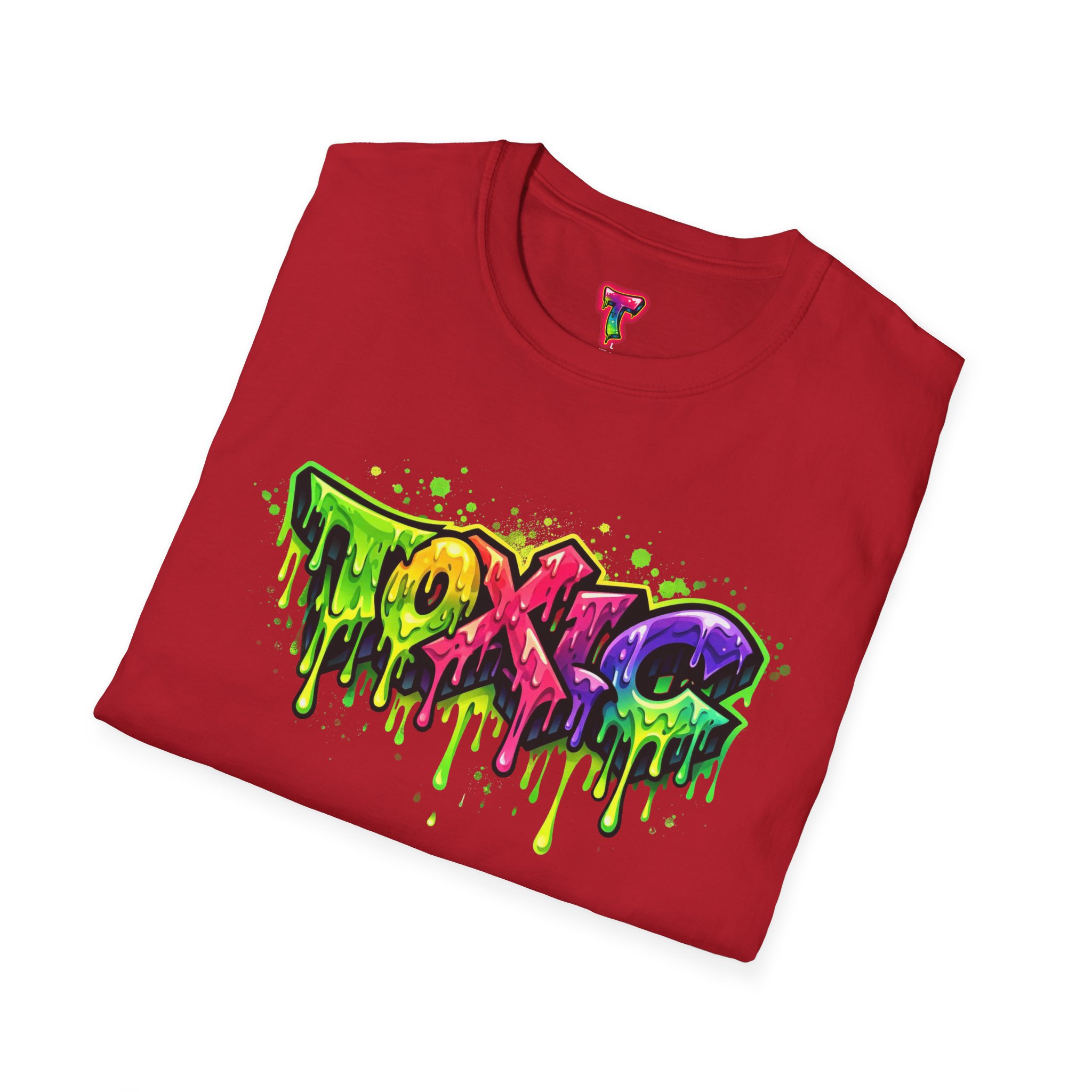 'TOXIC' Neon Graffiti Drip Streetwear Tee - Ảnh 52