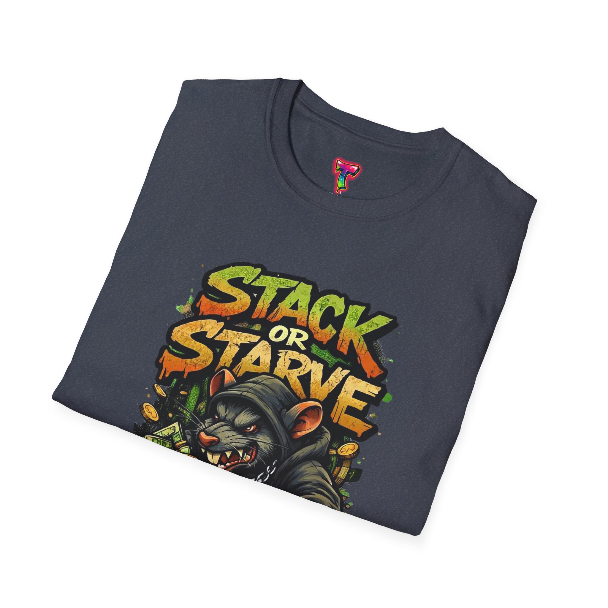 Stack or Starve Crypto Graphic T-Shirt - Ảnh 44