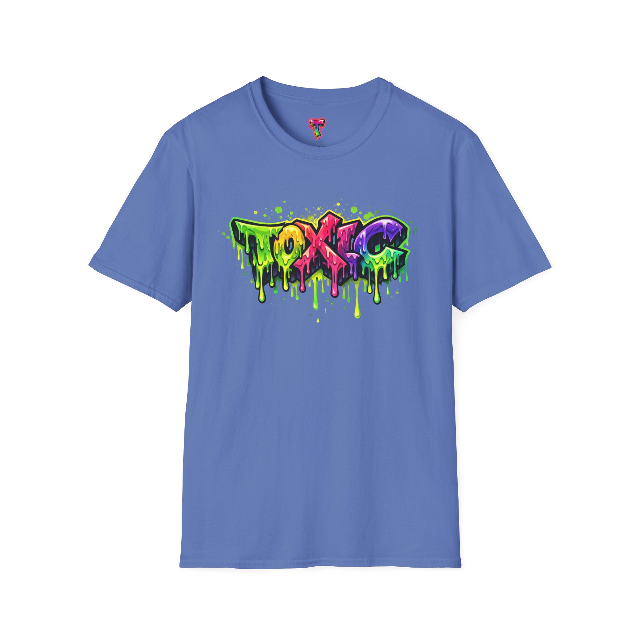 'TOXIC' Neon Graffiti Drip Streetwear Tee - Ảnh 25