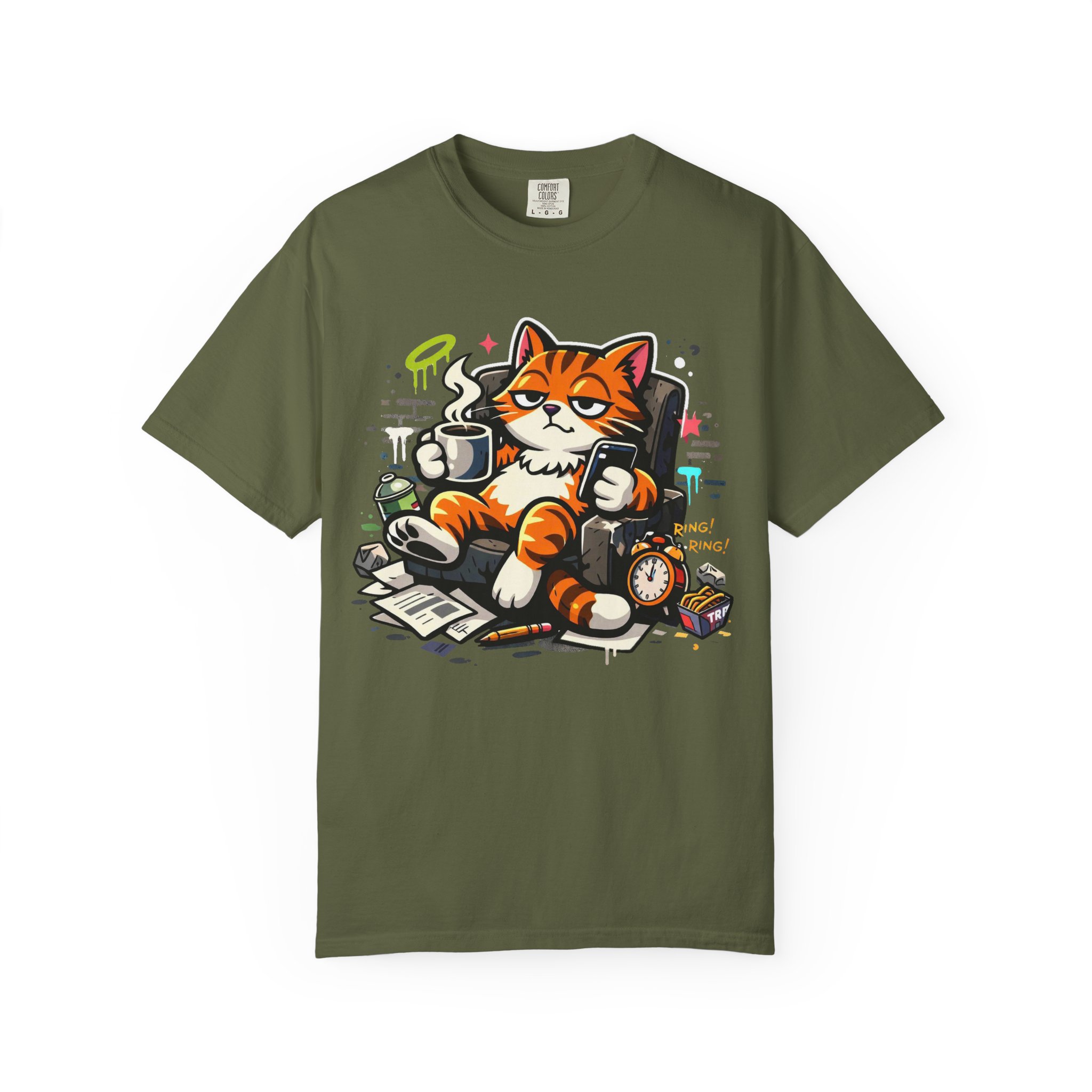 Relaxed Cat Lounge T-Shirt - Ảnh 17