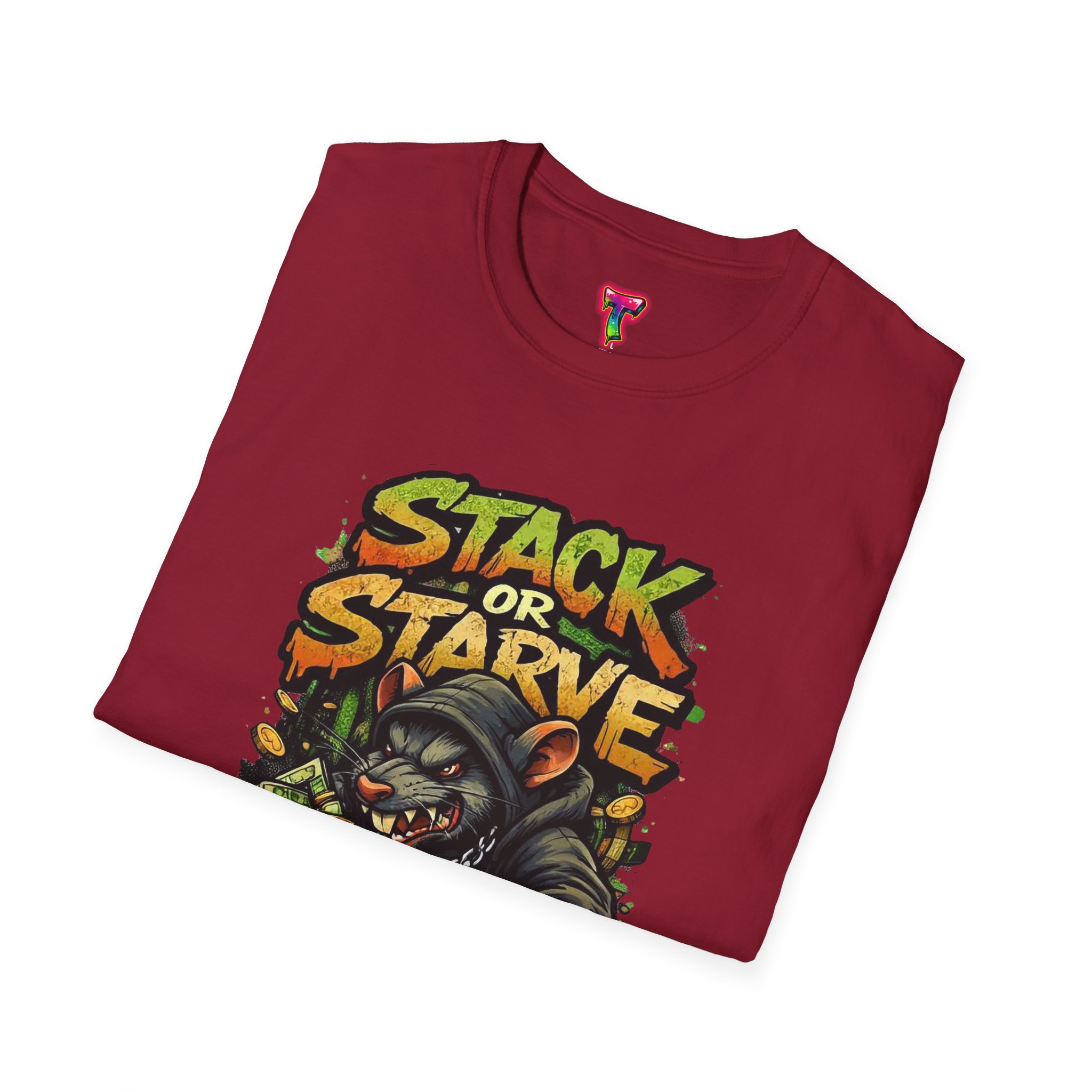 Stack or Starve Crypto Graphic T-Shirt - Ảnh 56