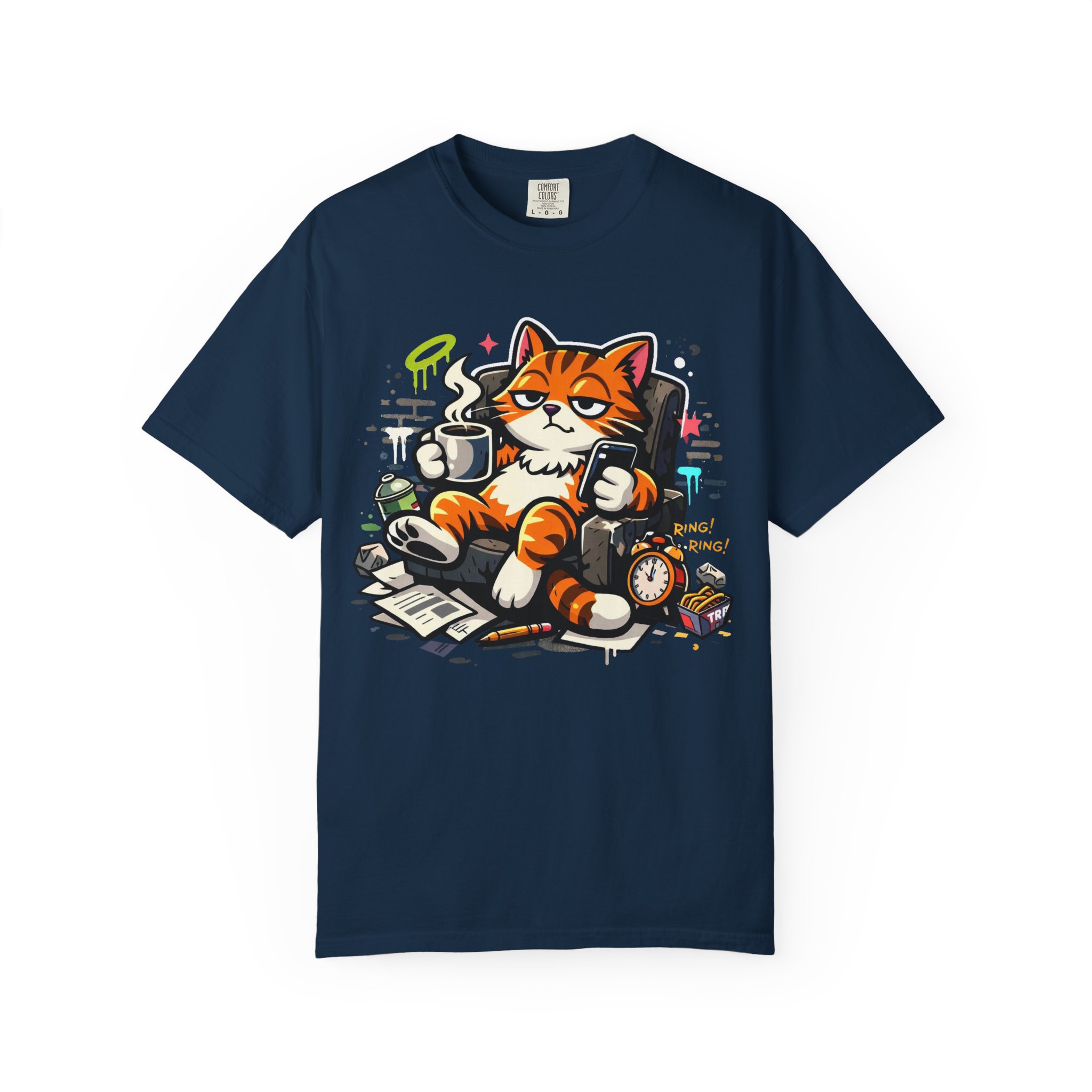 Relaxed Cat Lounge T-Shirt - Ảnh 45