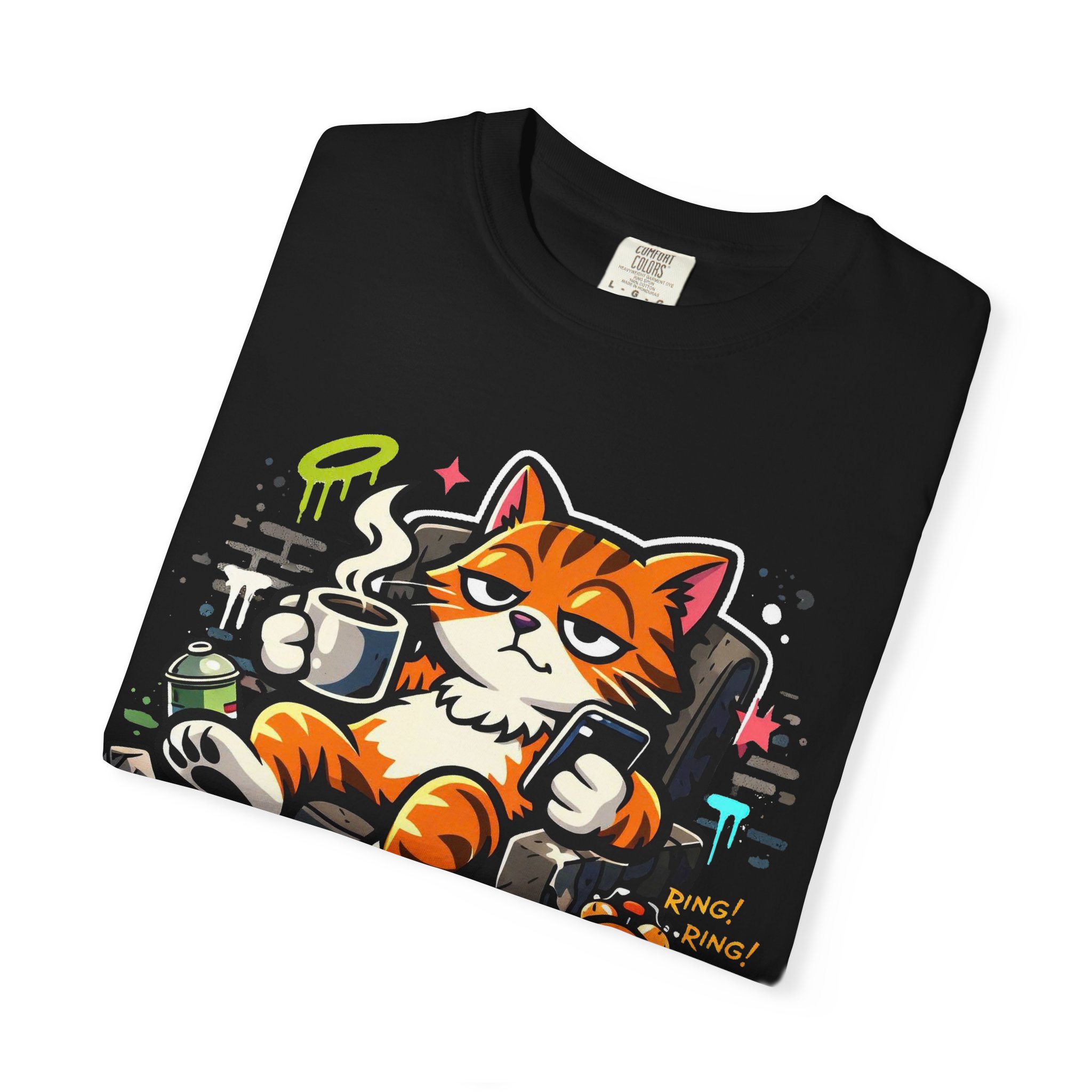 Relaxed Cat Lounge T-Shirt - Ảnh 3