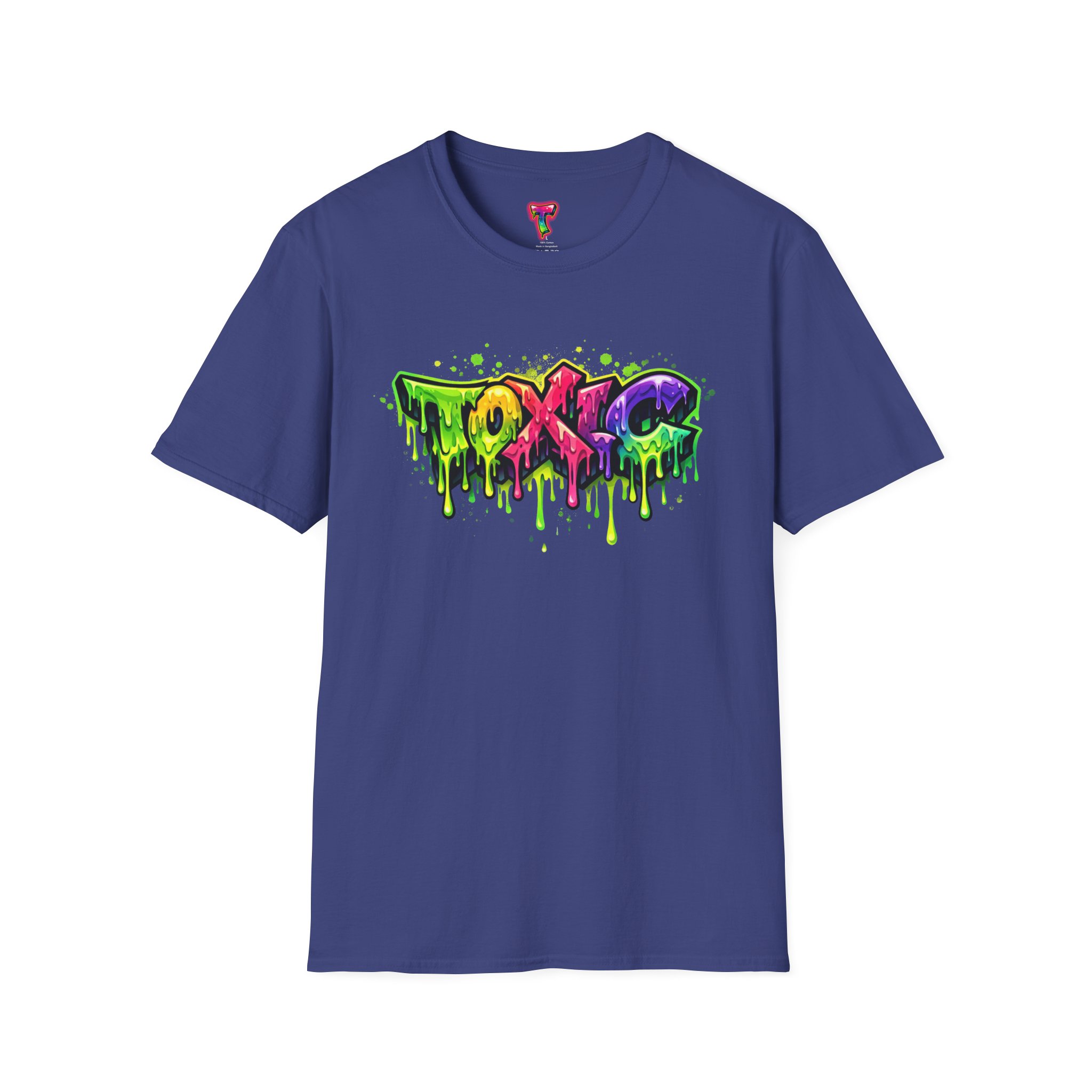'TOXIC' Neon Graffiti Drip Streetwear Tee - Ảnh 41
