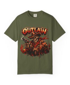 Outlaw Skeleton Cowboy T‑Shirt