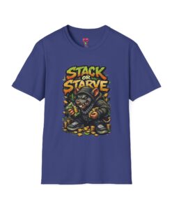 Stack or Starve Crypto Graphic T-Shirt