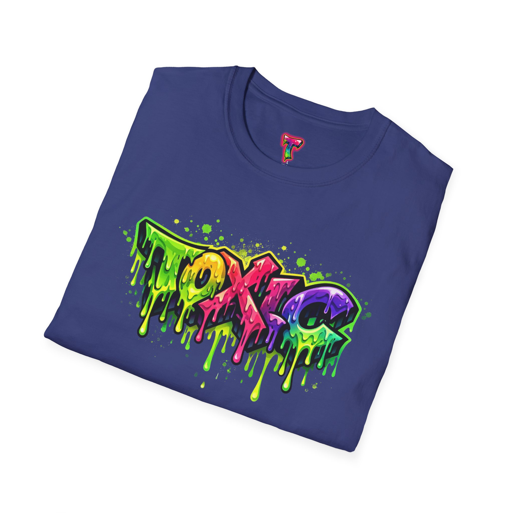 'TOXIC' Neon Graffiti Drip Streetwear Tee - Ảnh 44