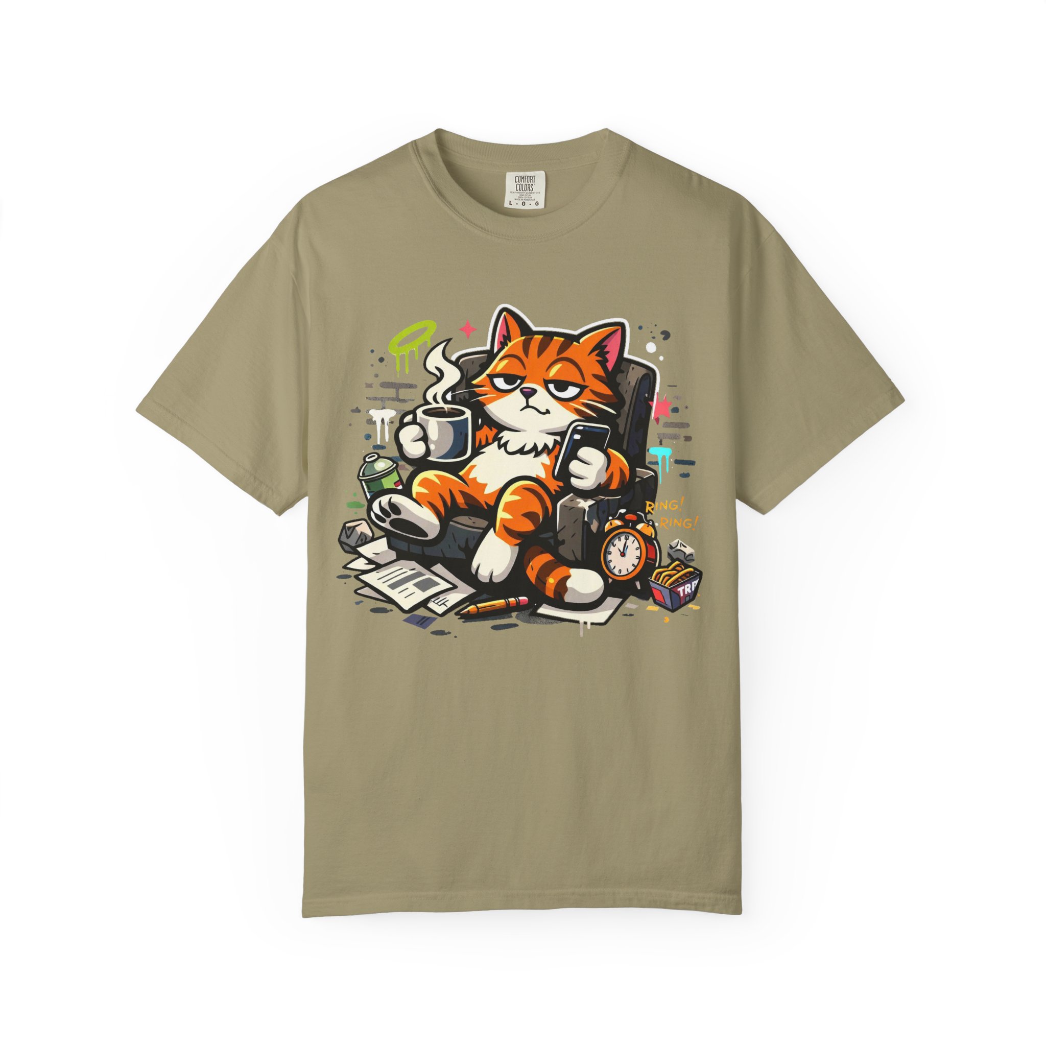 Relaxed Cat Lounge T-Shirt - Ảnh 9