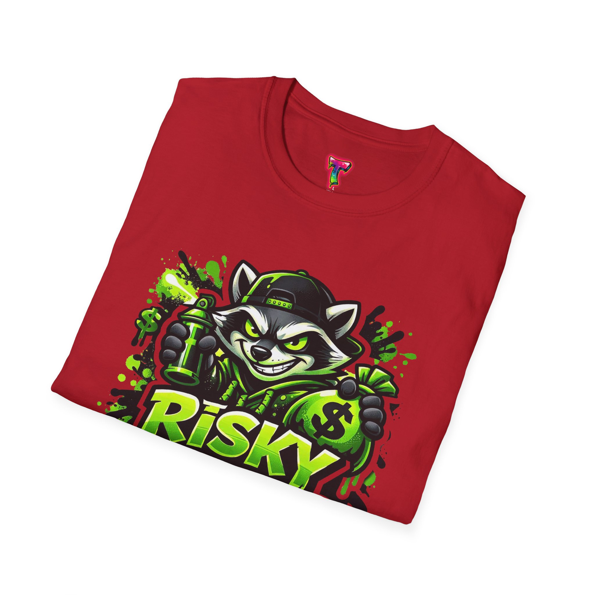 Risky Business Raccoon T-Shirt - Ảnh 4