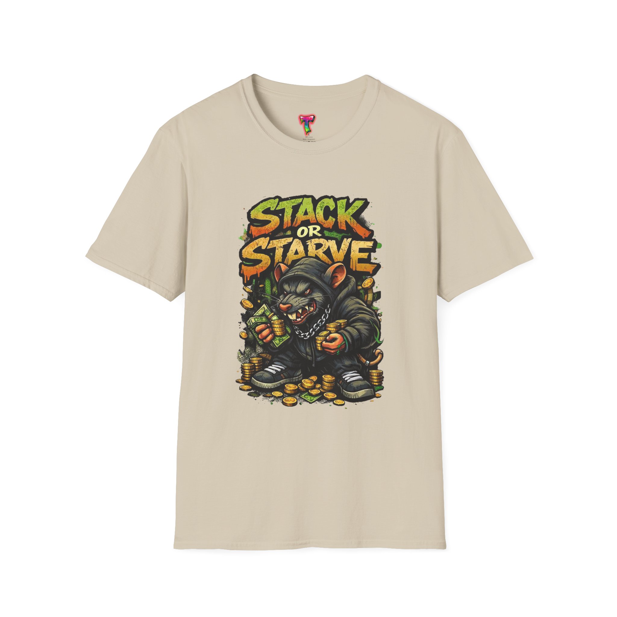 Stack or Starve Crypto Graphic T-Shirt - Ảnh 13