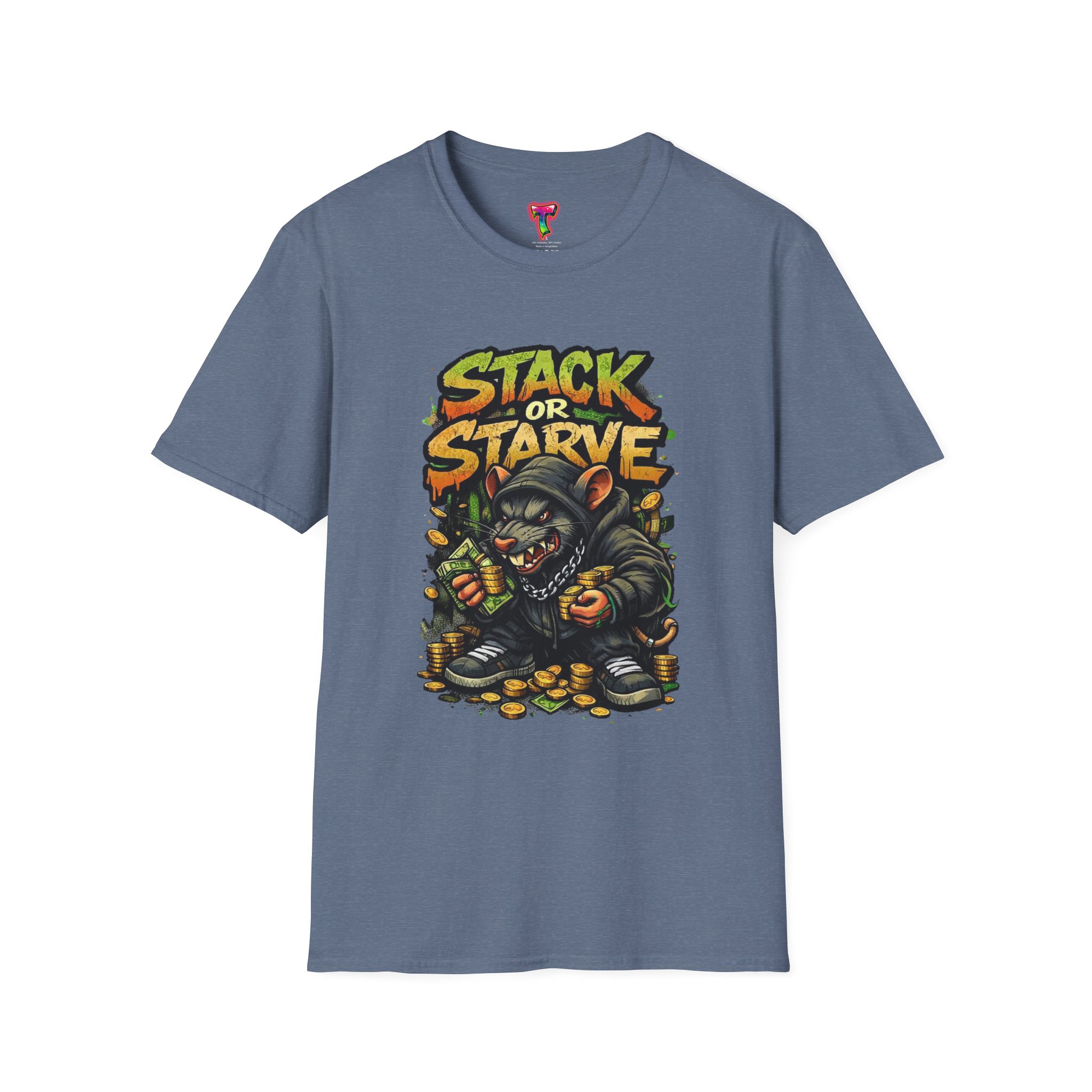 Stack or Starve Crypto Graphic T-Shirt - Ảnh 37