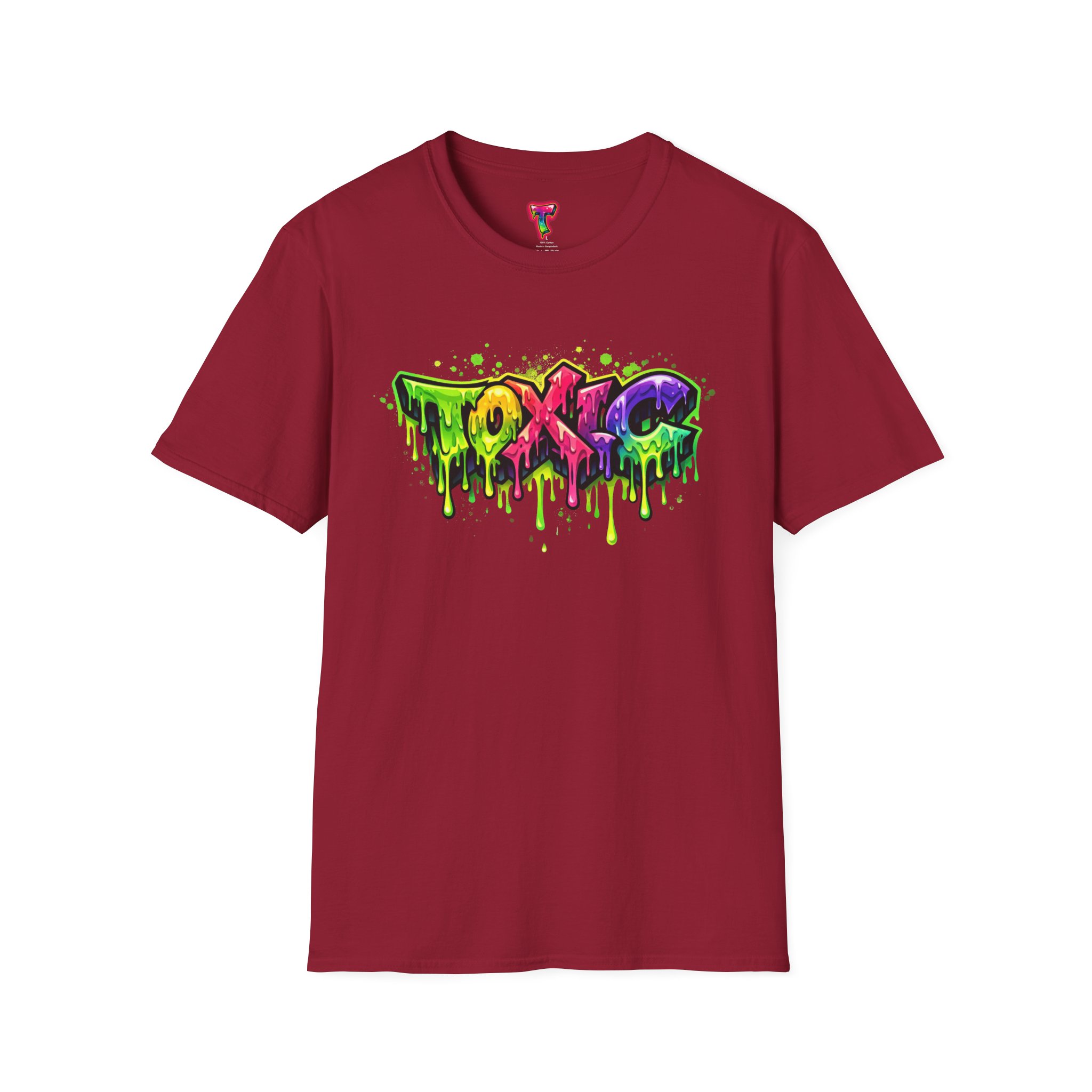 'TOXIC' Neon Graffiti Drip Streetwear Tee - Ảnh 53