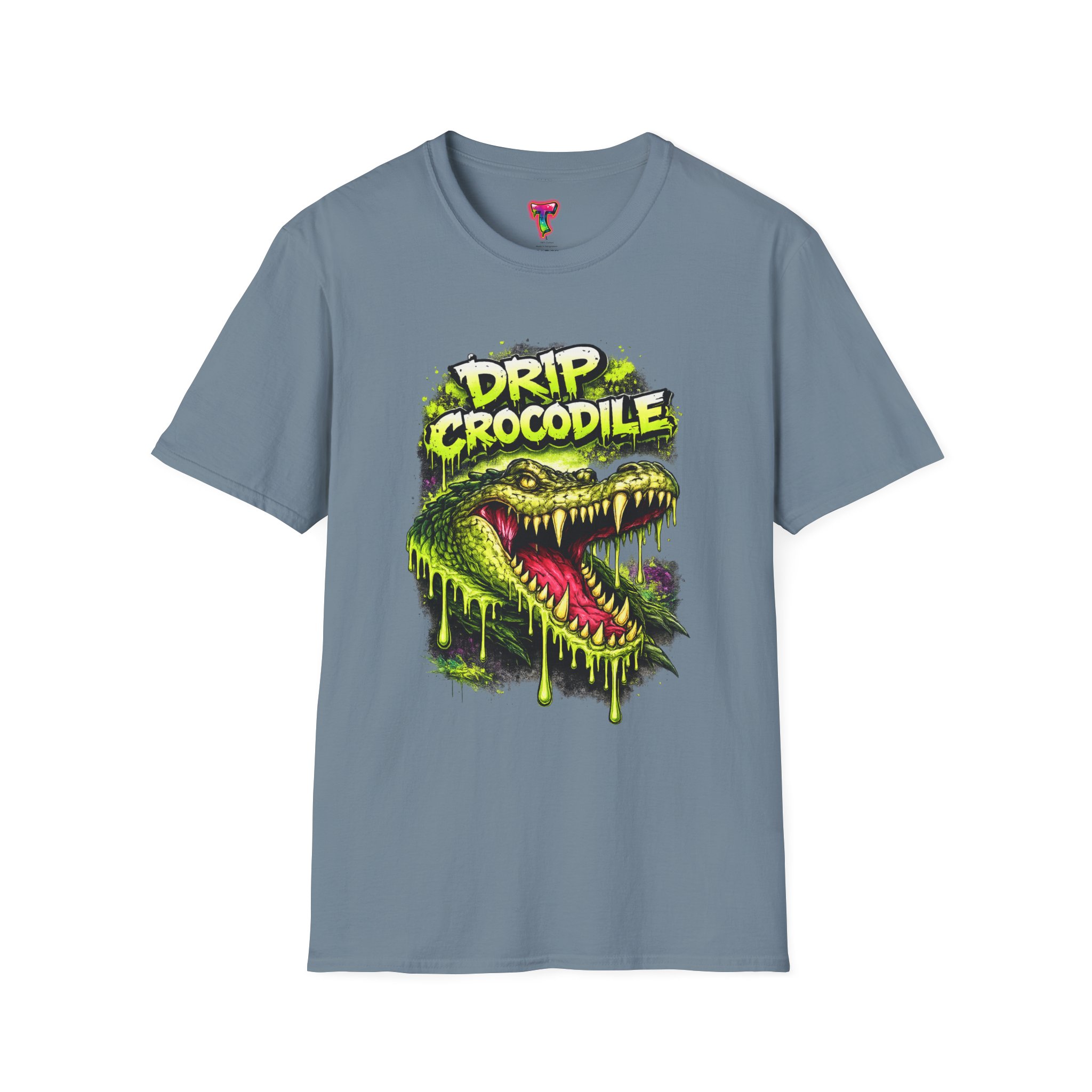 Drip Crocodile Graphic T-Shirt - Ảnh 21