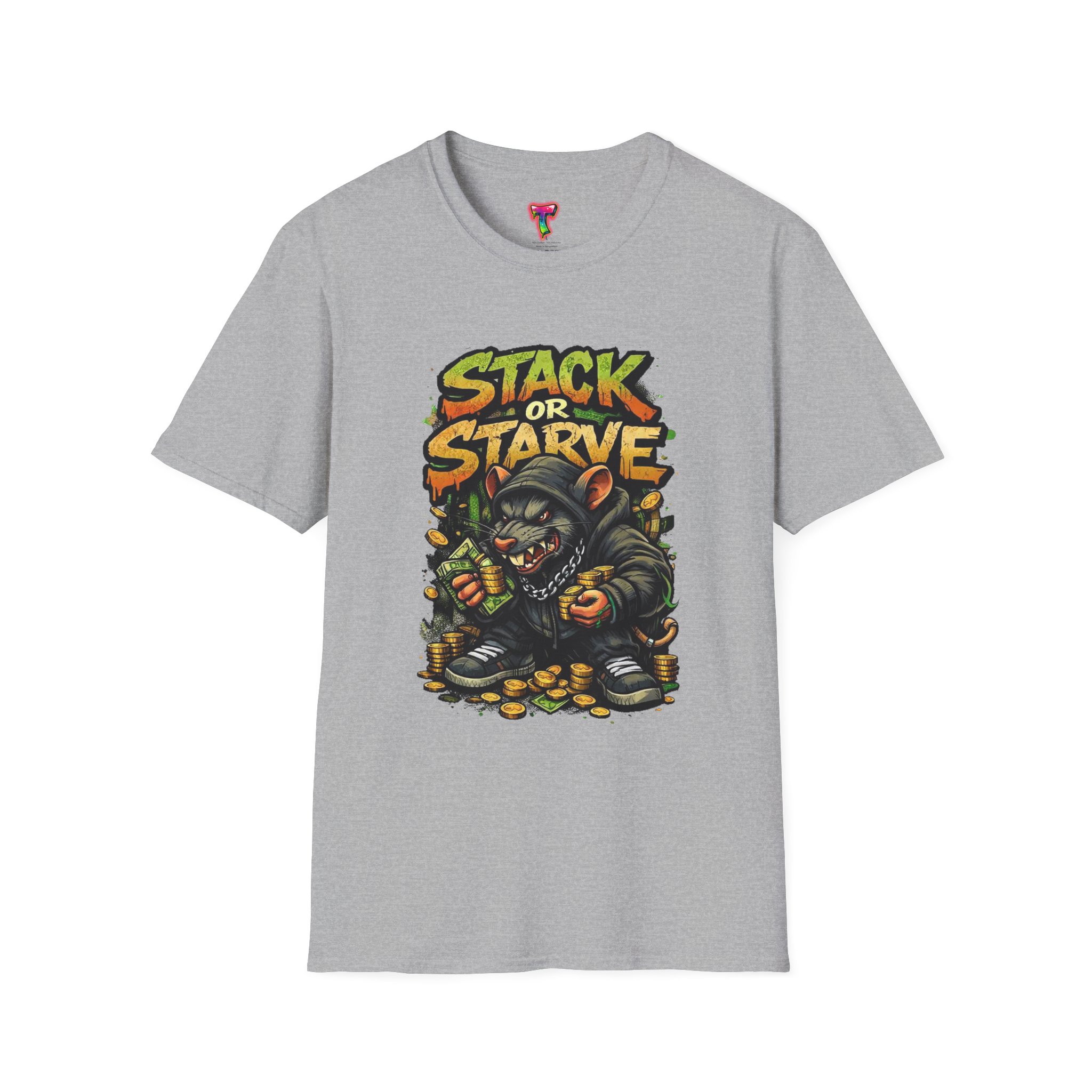Stack or Starve Crypto Graphic T-Shirt - Ảnh 17