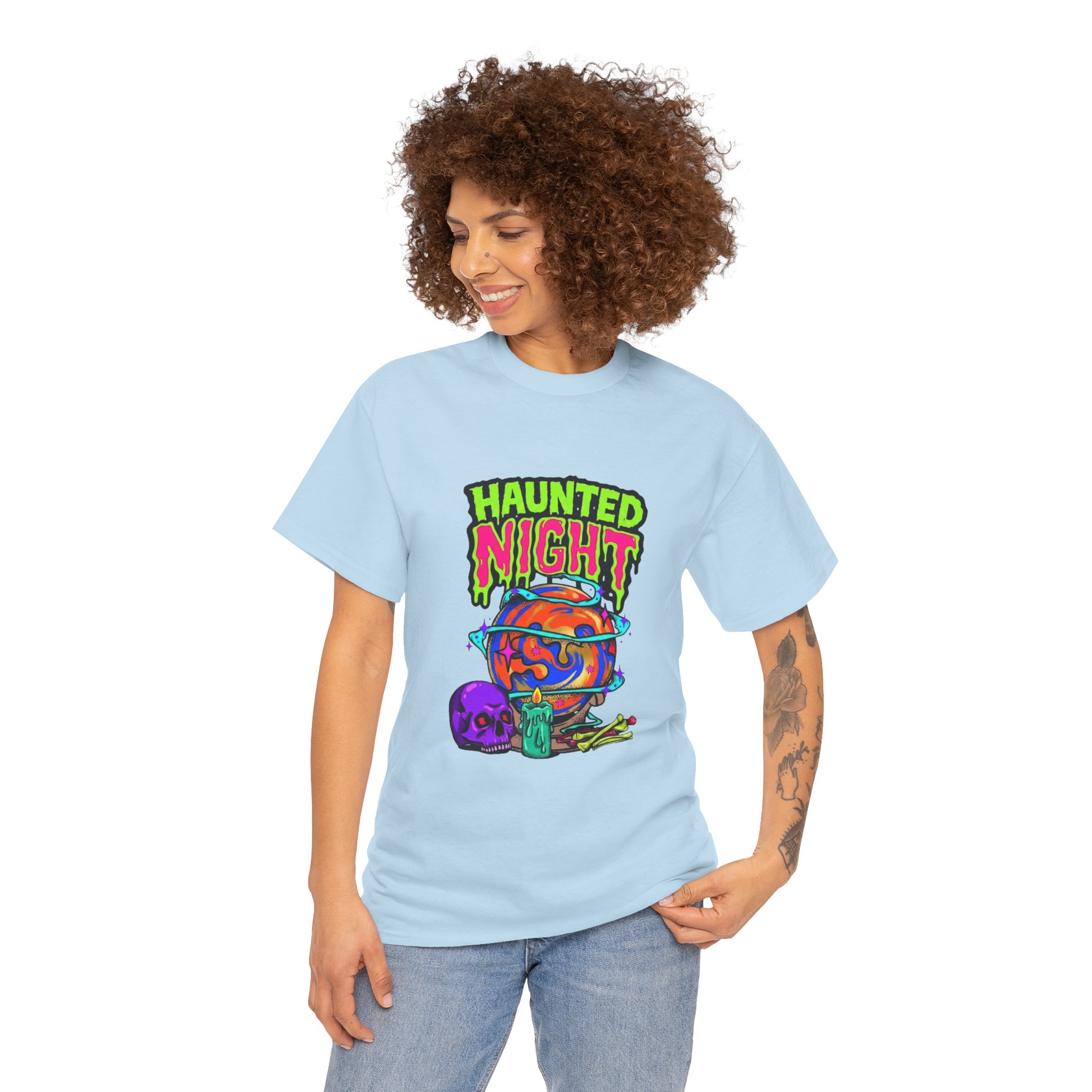 Haunted Night Halloween T‑Shirt - Ảnh 58